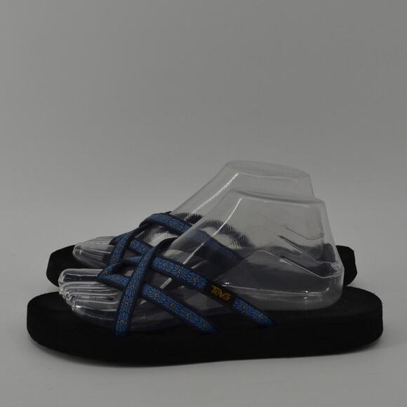 Teva Women's Olowahu flip-flop sandal Kaleidoscope Blissful Blue - Picture 15 of 16